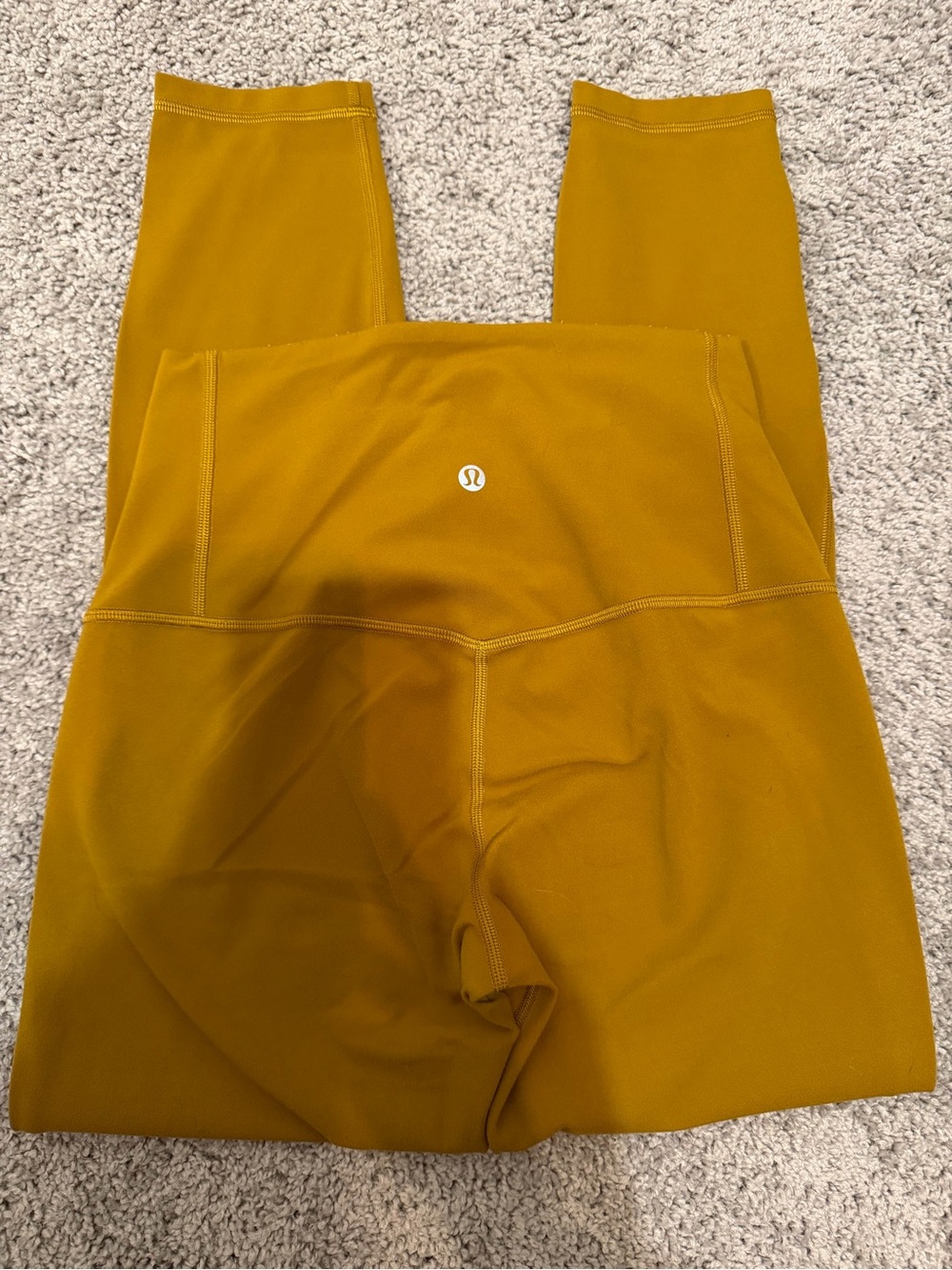lululemon athletica High-Rise Leggings in Mustard Yellow